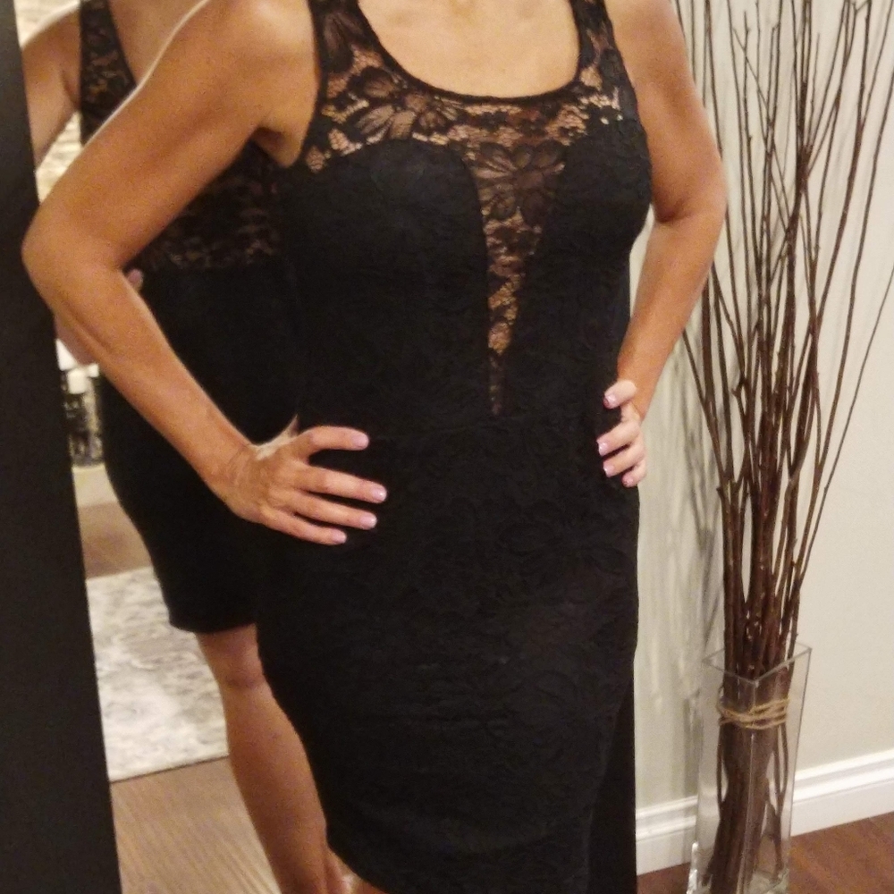 Black Lace Dress